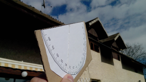 Utiliser un clinomètre pour mesurer un angle